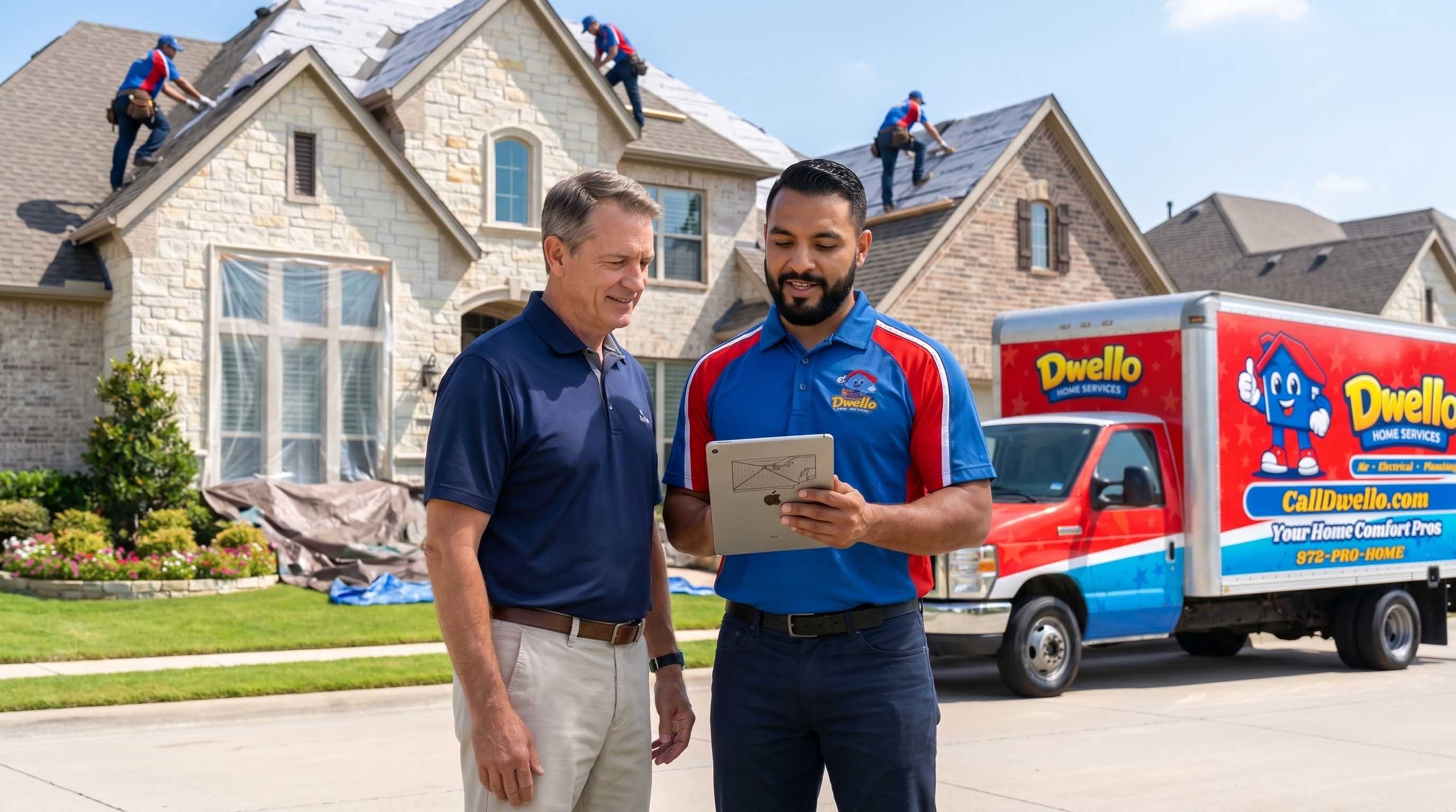 Roofing customer explain 3