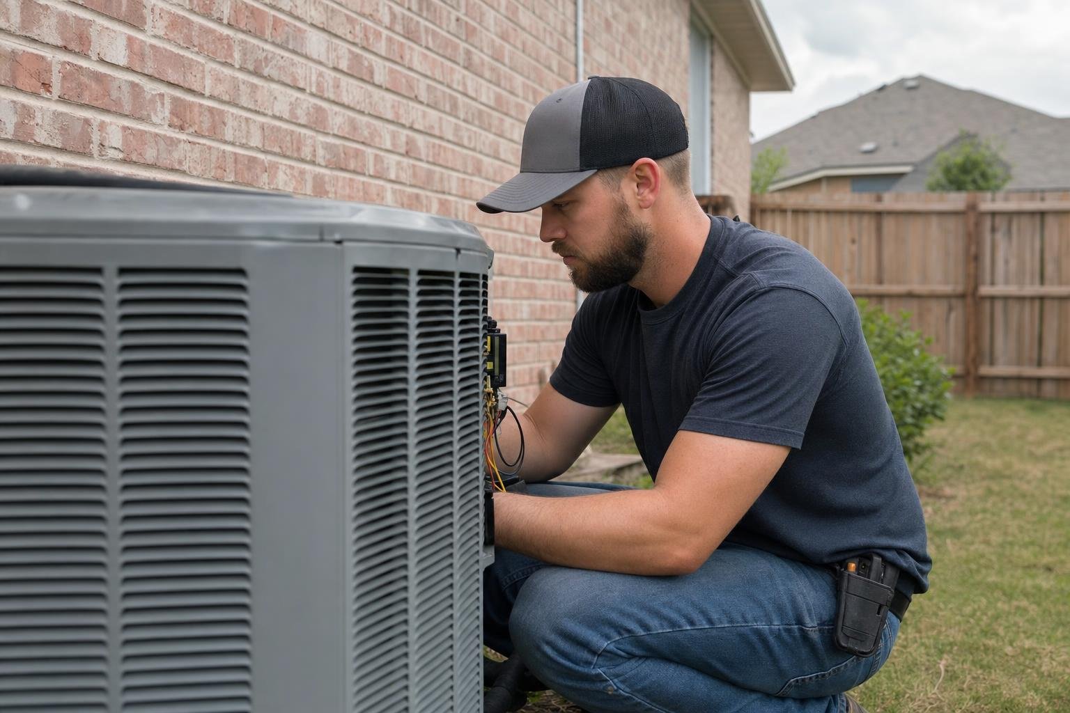 AC not cooling a home in Duncanville TX during extreme summer heat